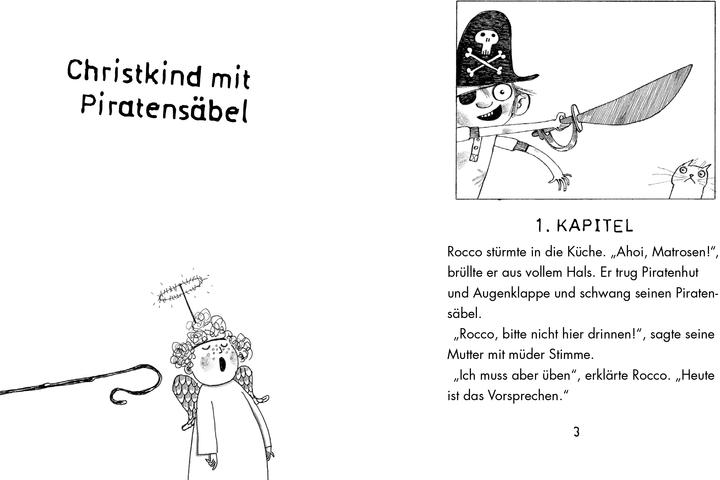 Produktbild Rocco Randale 06 - Christkind mit Piratensäbel (Deutsch, David Roberts, Alan MacDonald, Monika Osberghaus, 2021)