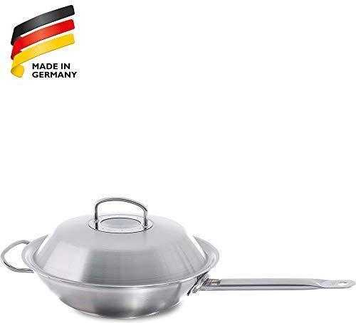 Immagine prodotto Fissler Padella Wok Profi Collection 30 cm (30 cm, Wok, Acciaio inossidabile)