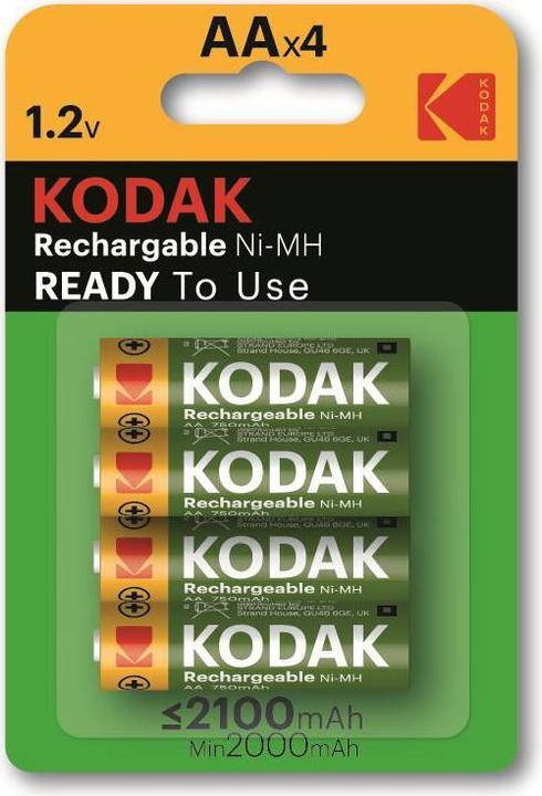 Produktbild Kodak AA battery (4 Stk., AA, 2100 mAh)