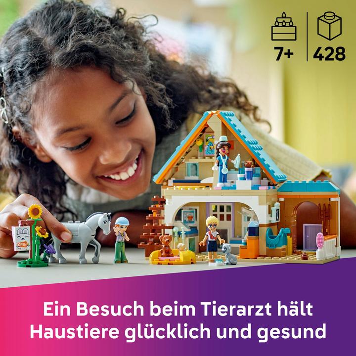 Actual product image LEGO Tierarztpraxis für Pferde und Haustiere (42651, LEGO Friends)