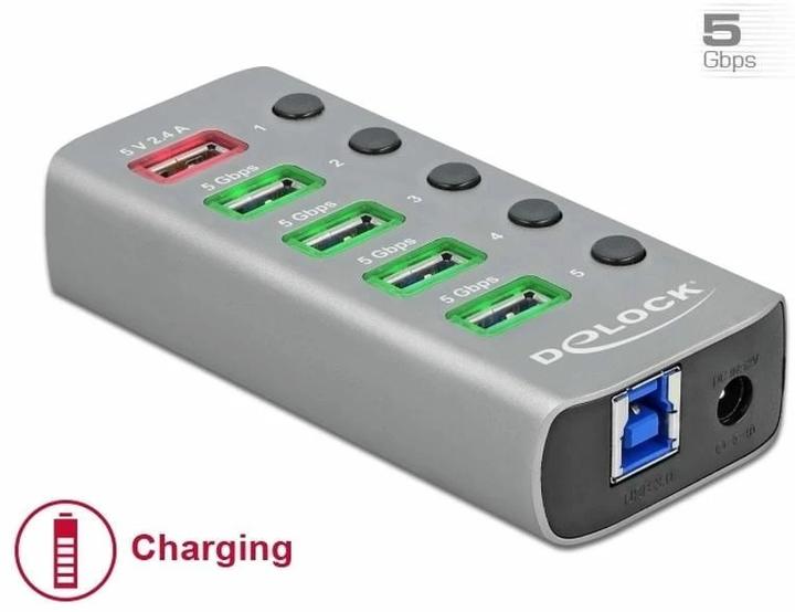 Produktbild Delock USB 3.2 Hub (USB-B, 5 Ports)