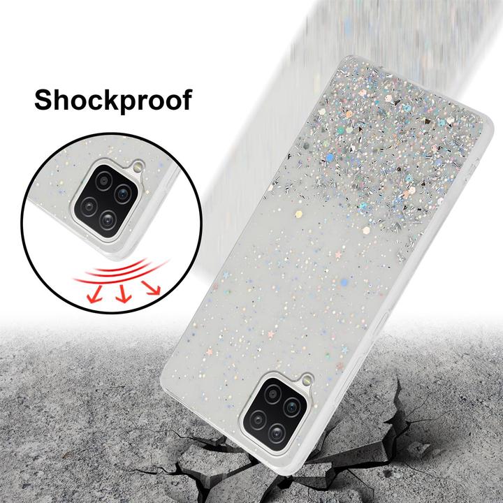 Produktbild Cadorabo TPU Cover funkelnder Glitter (Samsung Galaxy A12, Samsung Galaxy M12)