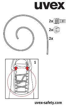 Uvex Safety Schnürsenkel