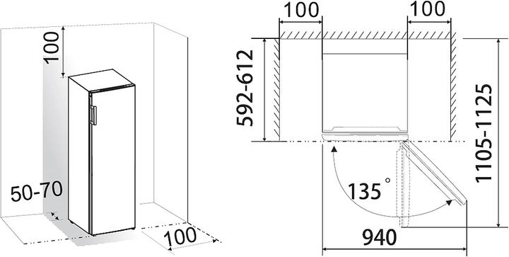 Image du produit Gorenje F4142PW (Autonome, 165 l)