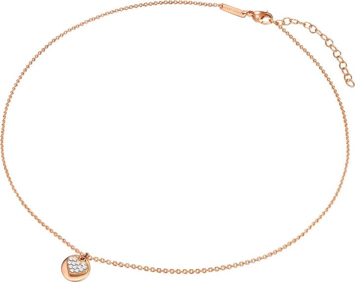 Produktbild Eastside Damen Herz Edelstahl Preciosa roségold 40,0 cm Basiskette + 5,0 cm Verlängerung - 29752 (Edelstahl, 40 - 45 cm)