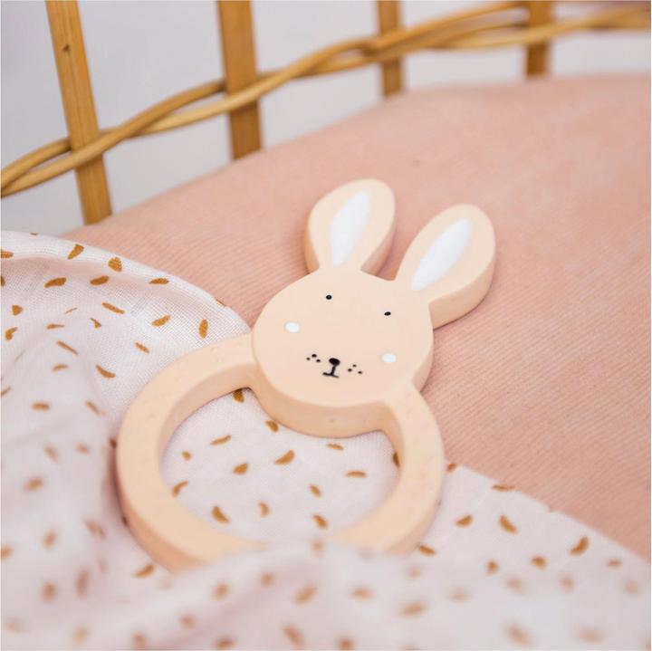 Productafbeelding Trixie Baby Bijtring van natuurlijk rubber, rond Mevrouw Konijn