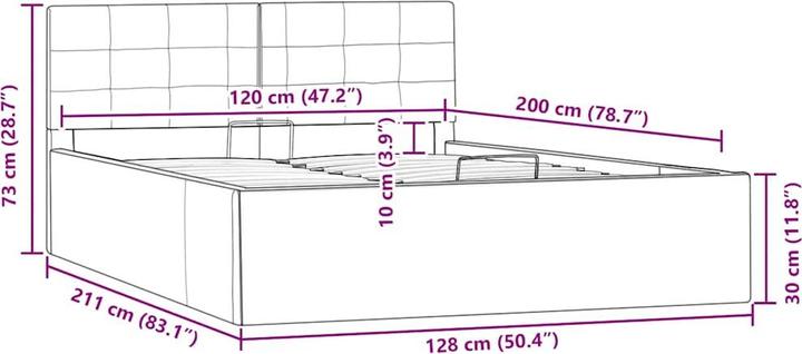 Immagine prodotto VidaXL Bine (120 x 200 cm)