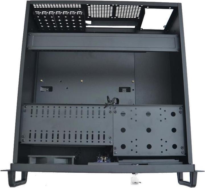 Productafbeelding Gembird 19inch Rack-mount serverchassis 450mm zwart (ATX)