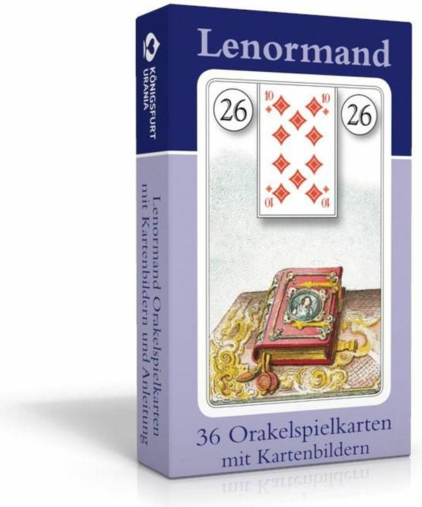 Produktbild Lenormand Orakelkarten, Wahrsagekarten (Deutsch, Königsfurt-Urania Verlag, 2007)