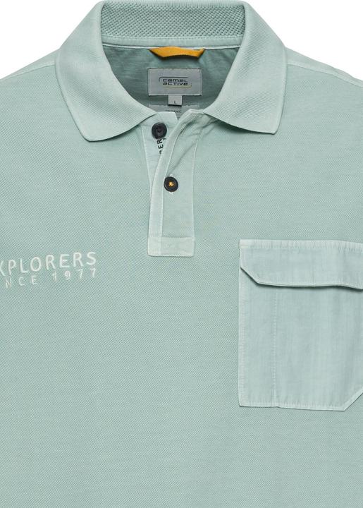 Produktbild Camel Active Piqué Poloshirt aus zertifiziertem Organic Cotton (L)
