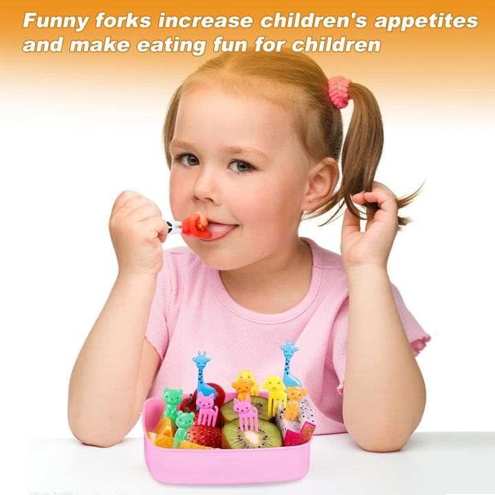 Image du produit Cbx Mini-fourchettes à fruits 30 pièces Animaux (30 x)