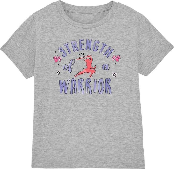 Actual product image Mulan Childrens/Kids Strength Of A Warrior T-Shirt (128)