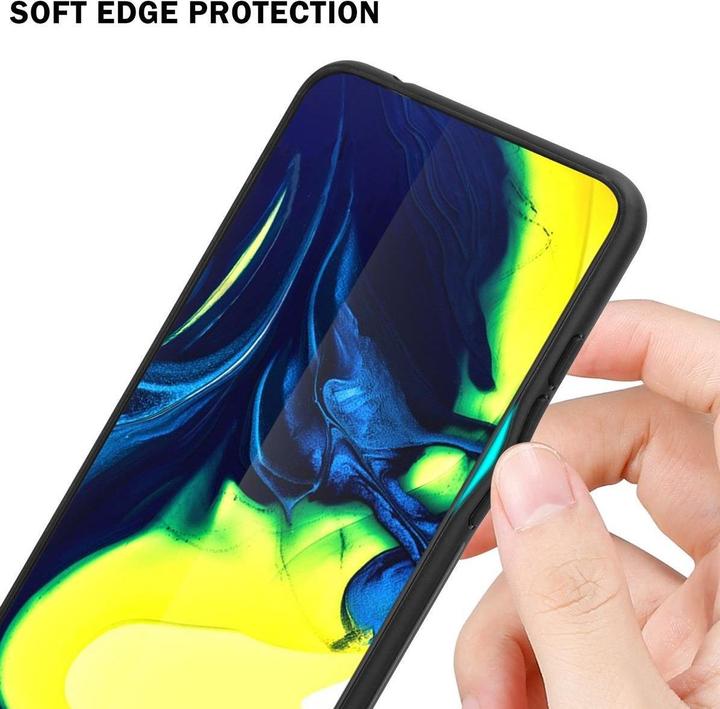 Produktbild Cadorabo TPU 2 Farben Glas Cover (Samsung Galaxy A80)