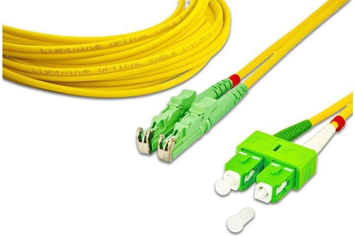 Lightwin LWL-Patchkabel E2000/APC-SC/APC, Singlemode, Duplex, 20m (S/UTP, CAT6, 20 m)