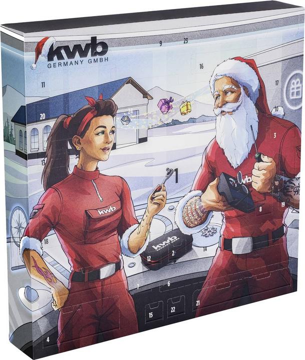 Produktbild kwb 41-teiliger Werkzeug Adventskalender