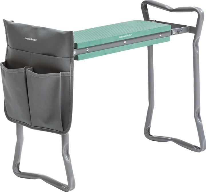 Actual product image InnovaGoods 3-in-1 garden kneeling bench with Situl tool bag
