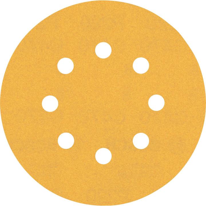 Image du produit Bosch Professional Zubehör EXPERT C470 Papier abrasif à 8 trous pour ponceuse excentrique, 125 mm, G 220, 50 pcs. (220)
