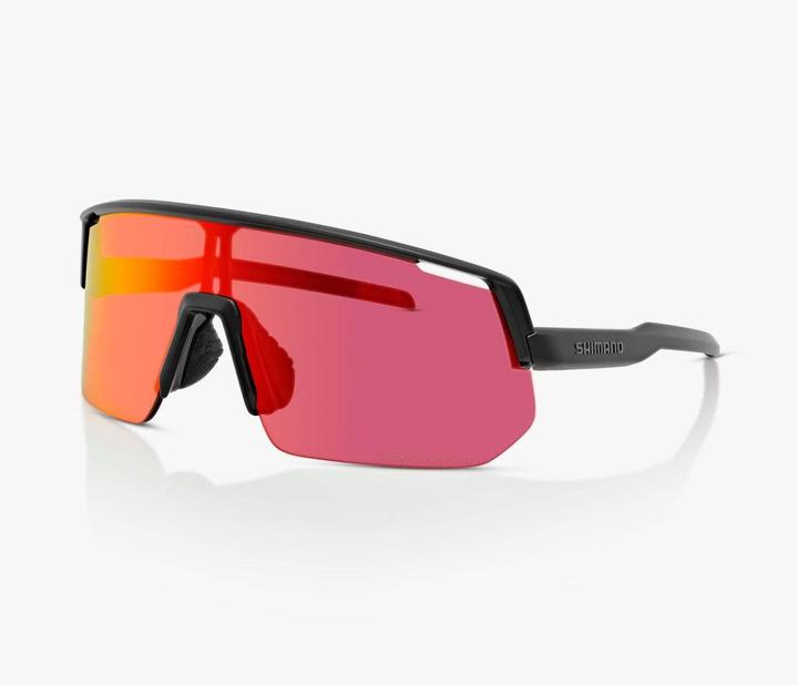 Actual product image Shimano Unisex glasses Technium L-RD (Mat Black, ridescape rd)