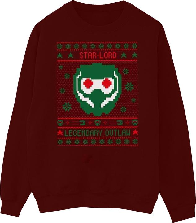 Actual product image Boys Guardians Of The Galaxy Vol. 2 Star Lord Fair Isle Sweatshirt (152, 158)