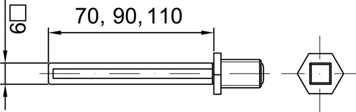 Actual product image MSL Profile pins 5496 (Door set)