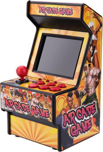 Produktbild VR Shinecon Mini-Arcade Terminal 156 Spiele Retro-Look Modell 4 Gelb