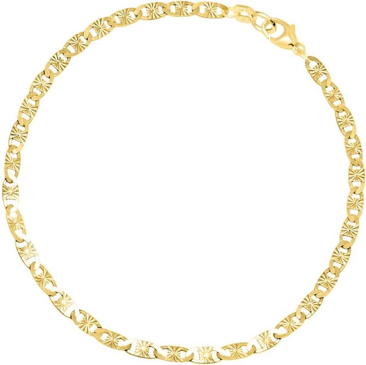Immagine prodotto Candy Bracciale Starlight, argento 925, placcato oro (19 cm, Argento 925, Placcato oro 18k)