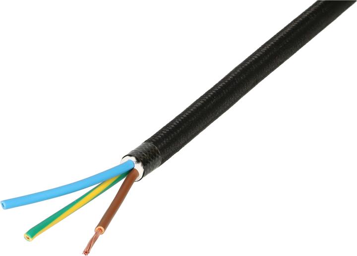 Max Hauri TD textile cable H05VV-F3G1.0 (5 m)
