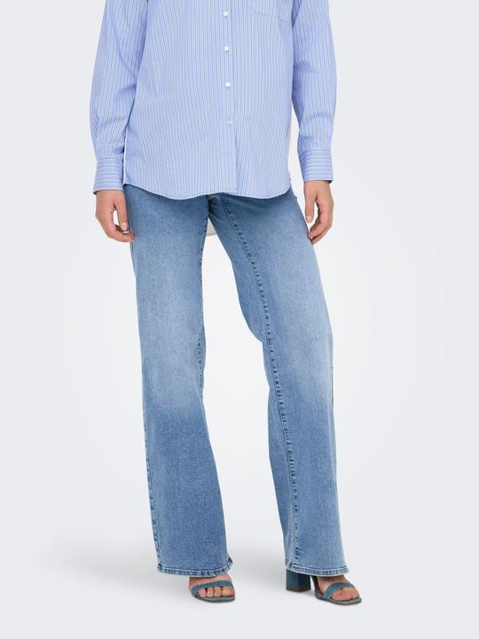 Actual product image Only Maternity OLMWAUW Mittlere Taille Weiter Beinschnitt Jeans Jeans mit weitem Bein (30)