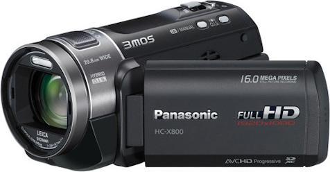 Panasonic HC-X800, FullHD, DualFlash, 12xZoom (2.07 Mpx, 50p, 12 x)