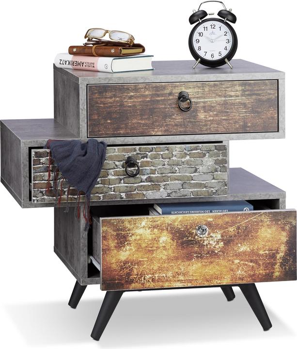 Image du produit Relaxdays Vintage Kommode (60 x 40 x 60 cm)