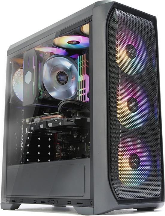 Zalman N5 MF ATX, ventola RGB x4, mesh (ATX, Mini-ITX)