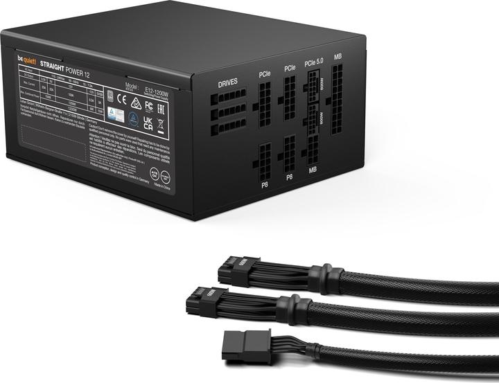 Actual product image be quiet! Straight Power 12 Platinum (1200 W)