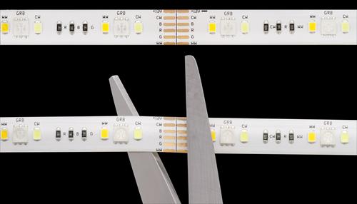 Actual product image Deltaco SMART HOME LED strip extension, 1m, RGB, 2700K-6500K, 6 contacts, suitable for SH-LS3M, whit (Multicoloured, 300 cm, Indoor, Outdoor)
