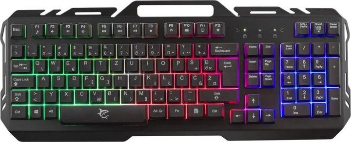 Produktbild Membrane Gaming Keyboard Shark Gladiator 2, LED Rainbow backlight, US layout (Eng. Int., Kabelgebunden)