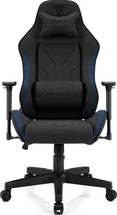 Actual product image Sense Gaming Chair Sense7 Netrunner fabric Gaming Chair, Black-Blue