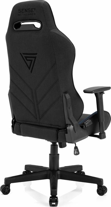 Actual product image Sense Gaming Chair Sense7 Netrunner fabric Gaming Chair, Black-Blue