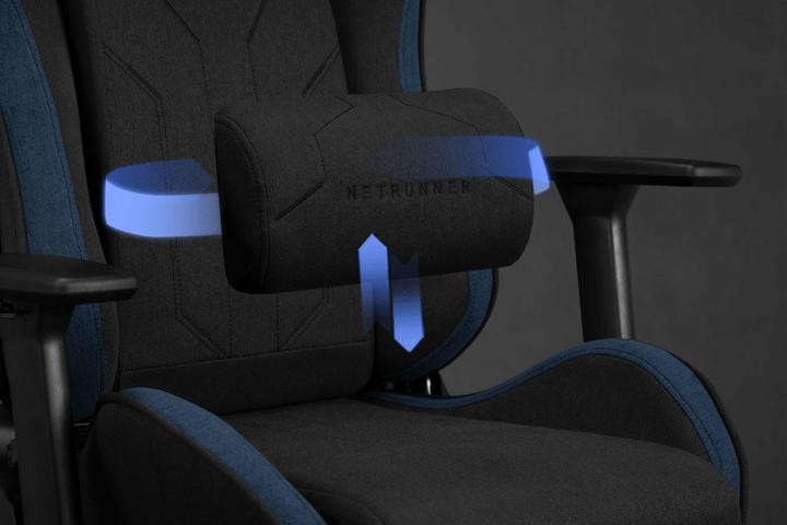 Actual product image Sense Gaming Chair Sense7 Netrunner fabric Gaming Chair, Black-Blue