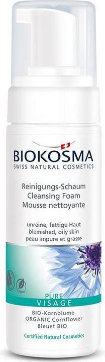 Biokosma Pure Visage Reinigungs-Schaum (150ml) (Reinigungslotion, 150 ml)