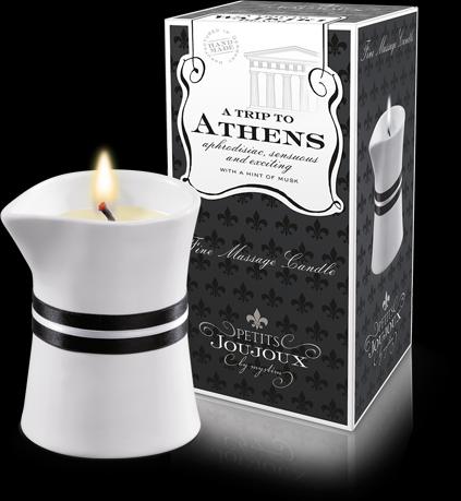 Actual product image Petits Joujoux Massage candle A trip to Athens (120 ml)