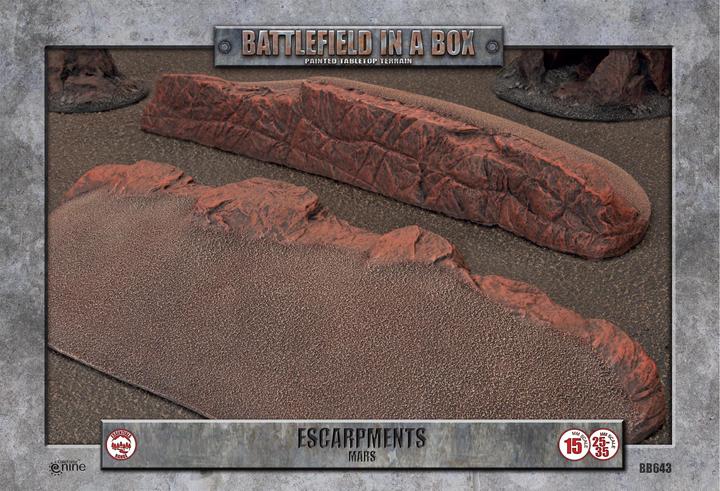 Gelände Battlefield in a Box: Escarpments – Mars
