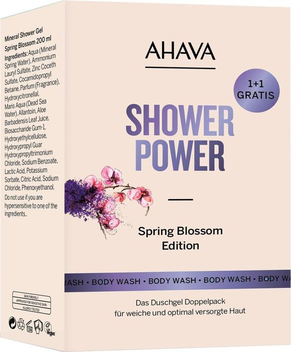 Ahava Shower Power Spring Blossom Edition Duo Kit (400 ml)