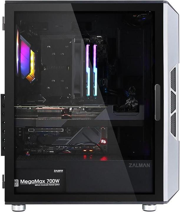 Actual product image Zalman PC Case I3 Neo ATX Mid Tower RGB Fan x4 (mATX, Mini-ITX, ATX)