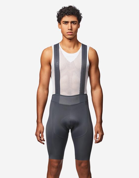 Van rysel Rennrad Radhose mit Trägern Sommer kurz Herren RCR 4 grau