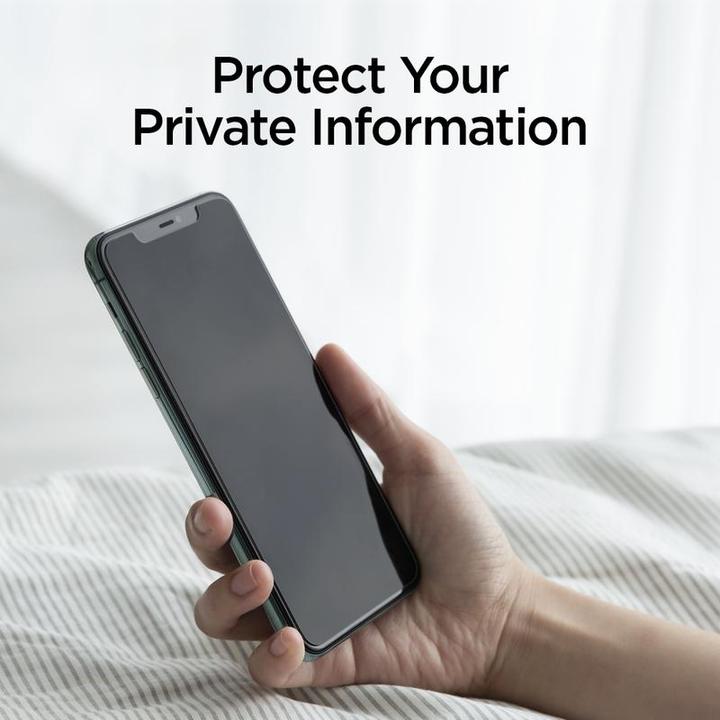 Immagine prodotto Spigen Vetro Temperato Alm Glass.Tr Iphone 11 Privacy (1 Pezzo/i, Apple iPhone XR, Apple iPhone 11)