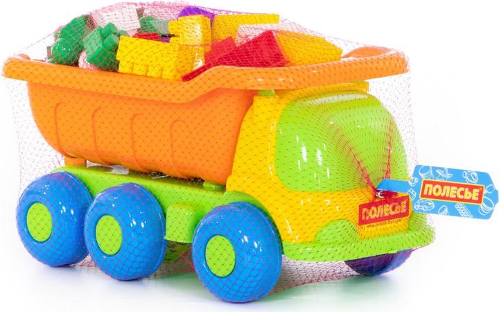 Image du produit Wader Machine Dump truck with constructor 60 elements 40cm