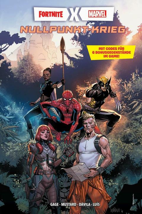Image du produit Panini Fortnite x Marvel: Nullpunkt-Krieg (Allemand, José Luis, Donald Moutarde, Sergio Davila, Christos Gage, 2022)
