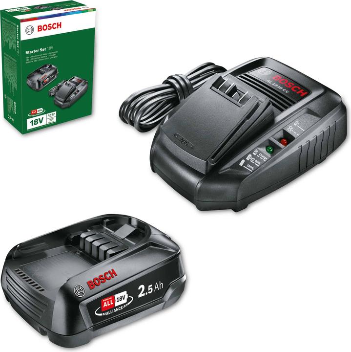 Actual product image Bosch Home & Garden Starter set 18V (2.5 Ah+AL 1830 CV) (18 V)