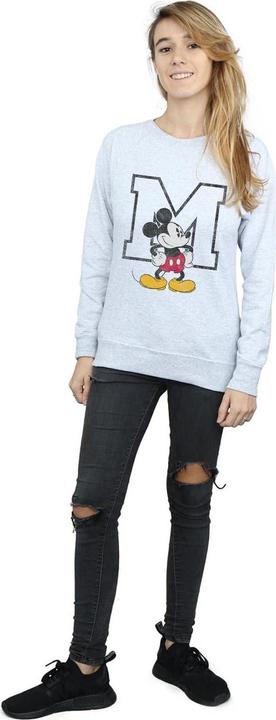 Actual product image Disney Womens/Ladies Classic M Mickey Mouse Sweatshirt (XL)