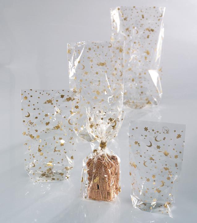 Image du produit Folia Sachets de cellophane avec impression de Noël (10 x)