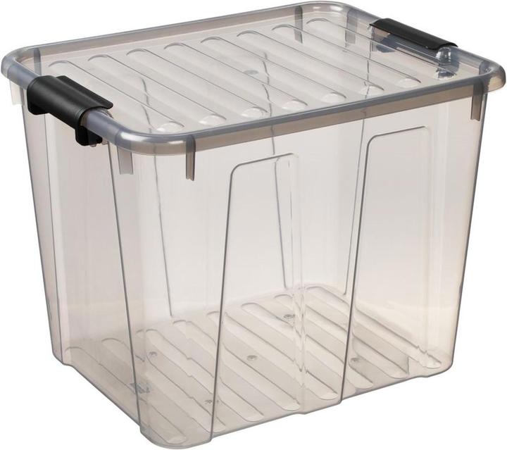 Produktbild Plast team Container with lid Home Box 40L clear gray (40 l)